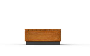 street furniture, bench, modular, wood seating