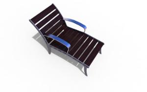 street furniture, seating, leasure and rest, chaise longue, armrest