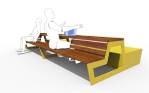 street furniture, planter, wood, picnic set, bench, seating, wood seating, table