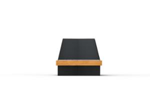 street furniture, seating, modular, upholstered backrest, upholstered seating