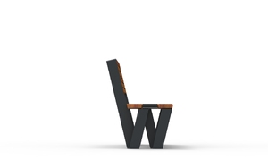 street furniture, seating, solar, wood backrest, wood seating, solarna listwa smartbeam