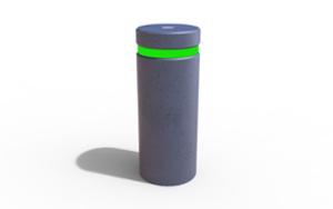 street furniture, bollard, antiterror, concrete, smooth concrete, high visibility
