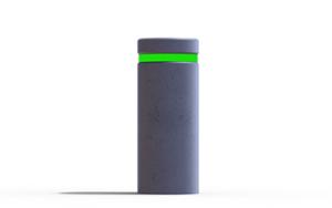 street furniture, bollard, antiterror, concrete, smooth concrete, high visibility