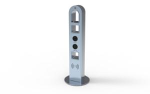 street furniture, other, bollard, 230v and/or usb socket, induction/qi charger, wifi station