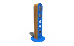 street furniture, other, bollard, 230v and/or usb socket, induction/qi charger, wifi station