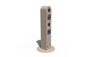 street furniture, double-sided , 230v and/or usb socket, other, induction/qi charger, bollard, wifi station