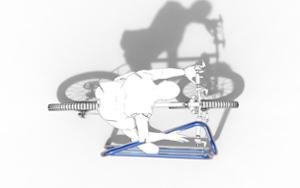 street furniture, other, bicycle stand, cycle rack, cyclist support