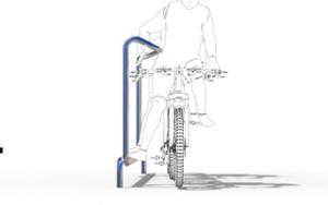 street furniture, other, bicycle stand, cycle rack, cyclist support