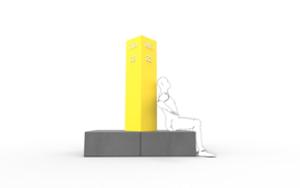 street furniture, other, bench, mobile (pallet jack compatible), modular, information board