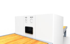 street furniture, bench, double-sided , 230v and/or usb socket, modular, wood seating