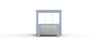 street furniture, bench, double-sided , wood seating