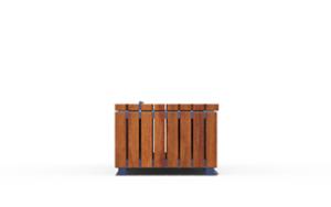 street furniture, bench, wood seating, storage box