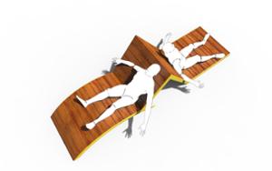 street furniture, seating, leasure and rest, chaise longue, wood backrest, wood seating