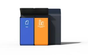 street furniture, litter bin, for warsaw, full segregation