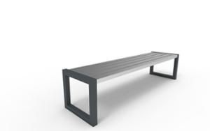 street furniture, bench, steel seating