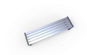 street furniture, bench, steel seating