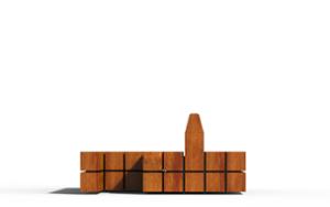 street furniture, bench, modular