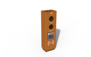 street furniture, other, bollard, 230v and/or usb socket, induction/qi charger, wifi station