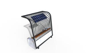 street furniture, other, seating, concrete, smooth concrete, fotowoltaika, induction/qi charger, wood backrest, pergola, lighting, wood seating, wifi station, trelly