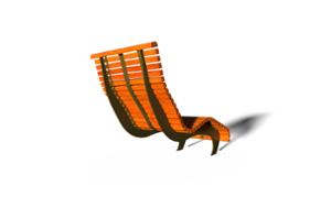 street furniture, seating, chaise longue, rotatable, wood backrest, wood seating, strefa relaksu, high backrest