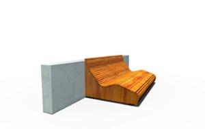 street furniture, seating, chaise longue, rotatable, wood backrest, wood seating, strefa relaksu, high backrest, wzór zastrzeżony