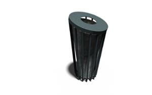 street furniture, litter bin, vintage