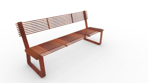 street furniture, seating, aluminium