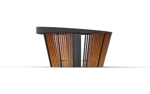 street furniture, other, pergola, curved, soniczna tężnia solankowa/ tężnie, canopy, wiata tężni