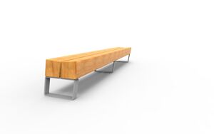 street furniture, bench, kłoda, wood backrest, wood seating