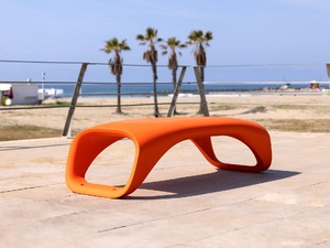 street furniture, ławka, polietylen