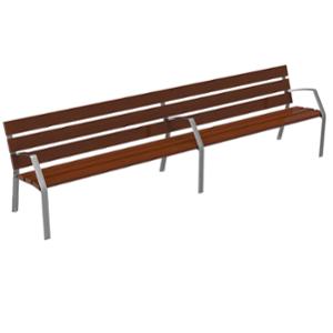 street furniture, ława, ławka, podłokietnik