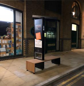 street furniture, bench, seating, solar