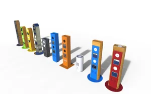 street furniture, other, bollard, 230v and/or usb socket, induction/qi charger, wifi station