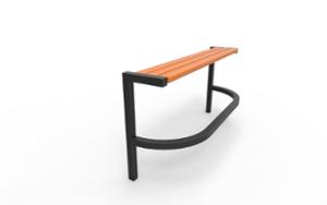 street furniture, bench, for teenagers, wood seating