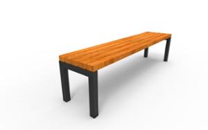 street furniture, bench, logo, wood seating