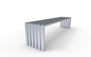 street furniture, bench, steel seating