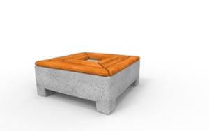 street furniture, concrete, smooth concrete, flushed concrete, bench, wood seating