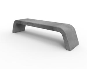 street furniture, concrete, smooth concrete, bench