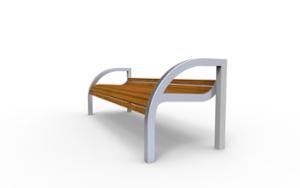 street furniture, bench, armrest, wood seating