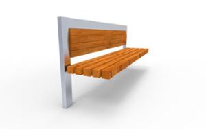 street furniture, seating, wood seating, wood backrest