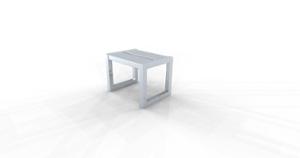 street furniture, for single person, bench, modular, steel seating