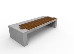 street furniture, concrete, smooth concrete, bench, concrete seating, wood seating