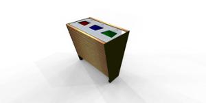 street furniture, litter bin, full segregation, preliminary segregation