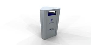 street furniture, litter bin, logo, preliminary segregation, side aperture