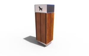 street furniture, canopy roof / lid, for dogs, litter bin, safety ashtray