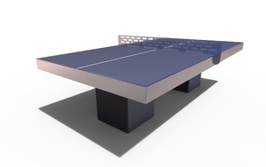 street furniture, concrete, smooth concrete, other, table, table tennis