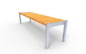 street furniture, horizontal planks, bench