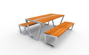 street furniture, picnic set, bench, table