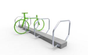 street furniture, concrete, smooth concrete, logo, bicycle stand, cycle rack, multiple stands, free-standing