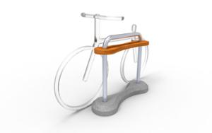 street furniture, concrete, smooth concrete, with bike frame protection, bicycle stand, cycle rack, free-standing
